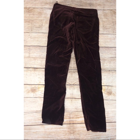 New York & Company Velvet Skinny Pants - Picture 3 of 5